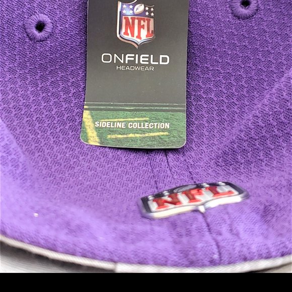 Vikings MN  59 Fifty  New Era  Sideline  Fitted  Size 7 1/2  NWT - Picture 4 of 5